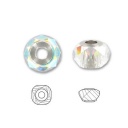 BeCharmed Swarovski Helix Bead Crystal ab