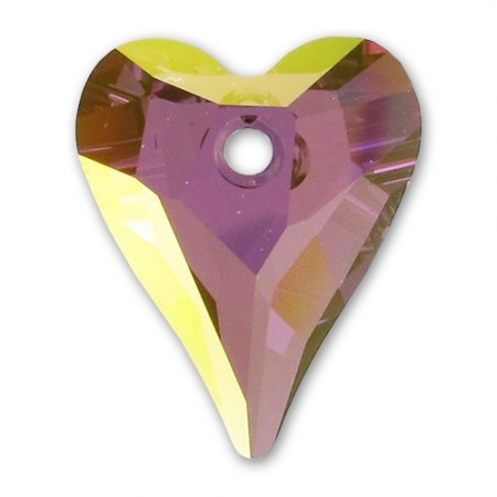 Wild heart pendant Crystal Lilac Shadow