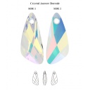 Swarovski Wing pendant crystal ab