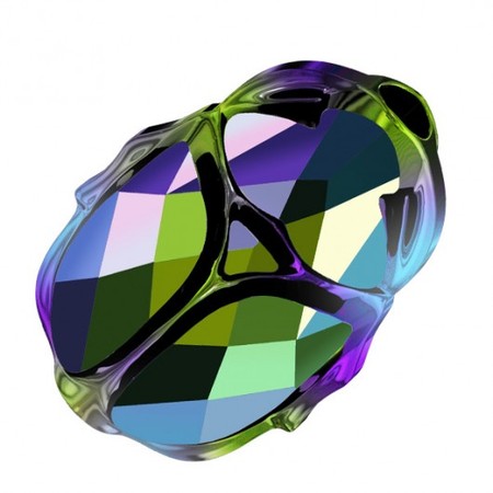 Scarab Bead Swarovski Scarabaeus Green