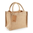 Borsa in juta MINI da decorare manici natural