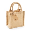 Borsa in juta PETITE da decorare manici natural