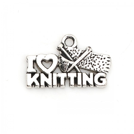 Charm I love Knitting