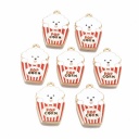 Charm smaltato Cane Popcorn buffo