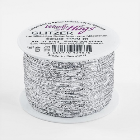 Wooly Hugs Glitezer Argento