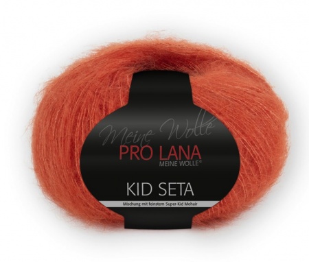 Filato KidSilk Pro Lana colore rosso arancio