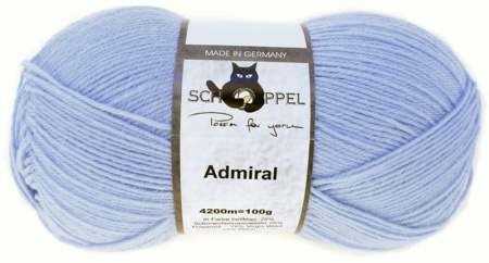 Schoppel Wolle Admiral colore 5011 Azzurro ghiaccio