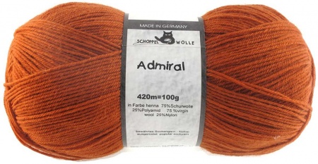 Schoppel Wolle Admiral colore 0803 Zucca