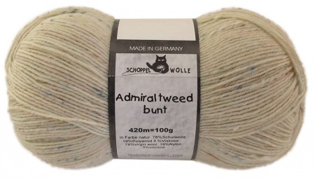 Schoppel Wolle Admiral colore 980 Tweed Bunt Naturale