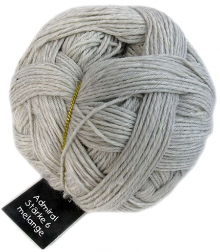 Schoppel Wolle Admiral Starke 6 colore 9220m Grigio Chiaro Melange