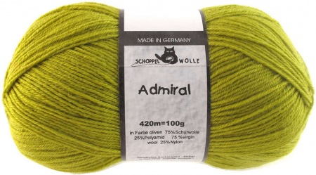 Schoppel Wolle Admiral colore 383 verde acido