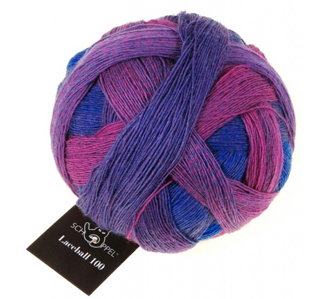 FUORI PRODUZIONE Laceball 100 Schoppel Wolle colore 2350 Fioritura Precoce