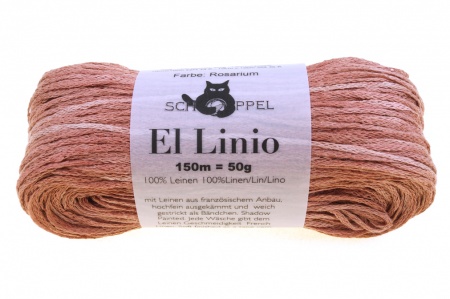 El Linio Schoppel Wolle colore Legno di Rosa 2346