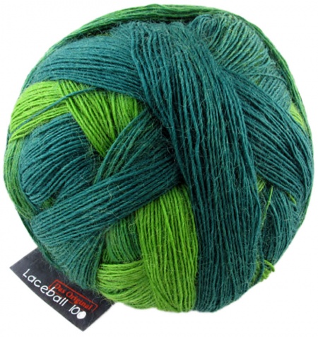 Laceball 100 Schoppel Wolle colore 2168 Evergreen  Hover