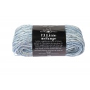 El Linio Schoppel Wolle colore Bleu Melange 2581