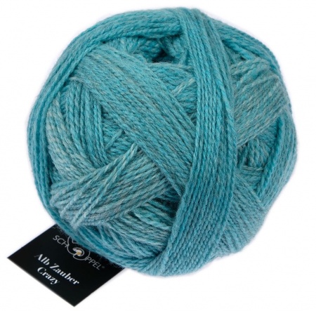 Alb Zauber Crazy Schoppel Wolle  2725 Poseidon