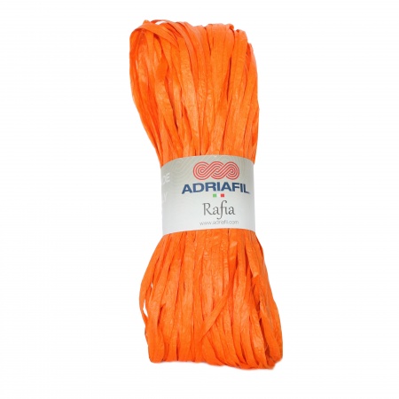 Rafia naturale Adriafil colore 69 Arancio