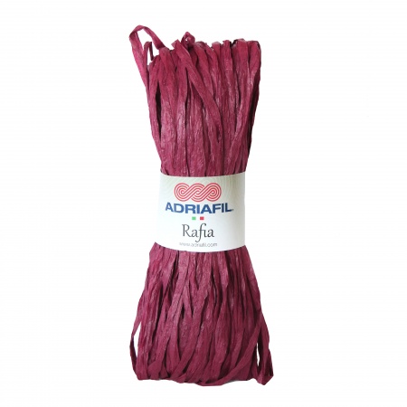 Rafia naturale Adriafil colore 57 Bordeaux