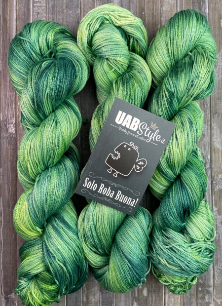 Cleopy Uabstyle Cotone tinto a mano Green Dream