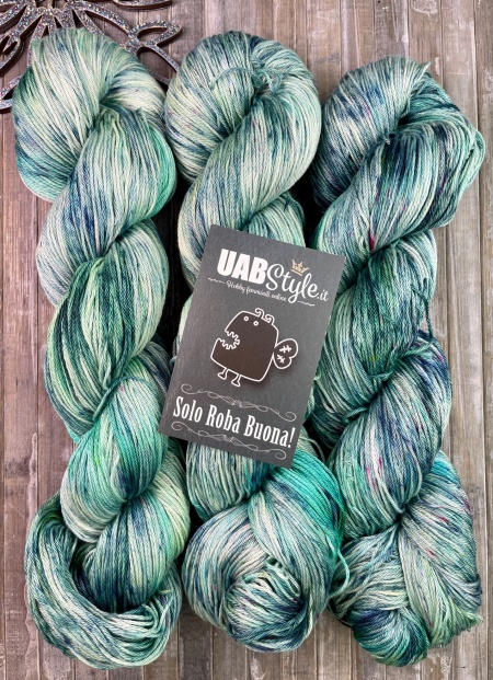 Cleopy Uabstyle Cotone tinto a mano Ocean