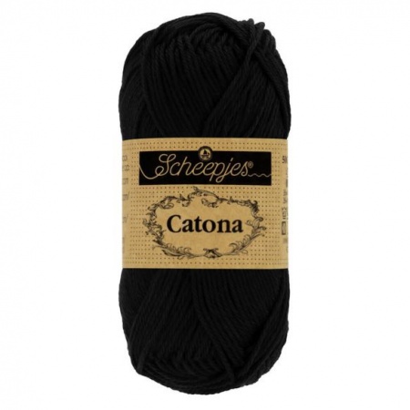 SCHEEPJES Catona 100% Cotone colore Jet Black 110