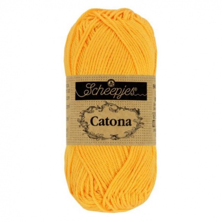 SCHEEPJES Catona 100% Cotone colore Yellow Gold 208