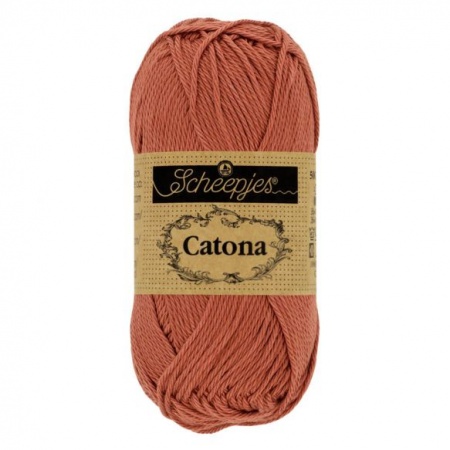 SCHEEPJES Catona 100% Cotone colore Brick Red 504