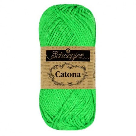 SCHEEPJES Catona 100% Cotone colore Neon Green 602