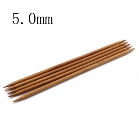 Set Ferri doppia punta in bambù carbonizzato misura 5,00 mm  Hover