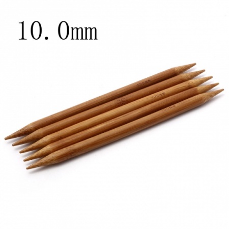 Set Ferri doppia punta in bambù carbonizzato misura 10,00 mm