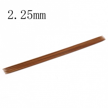 Set Ferri doppia punta in bambù carbonizzato misura 2,25 mm