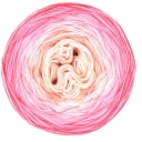 Mega Ciambella Gradient in Cotone colore Sinfonia di Rosa