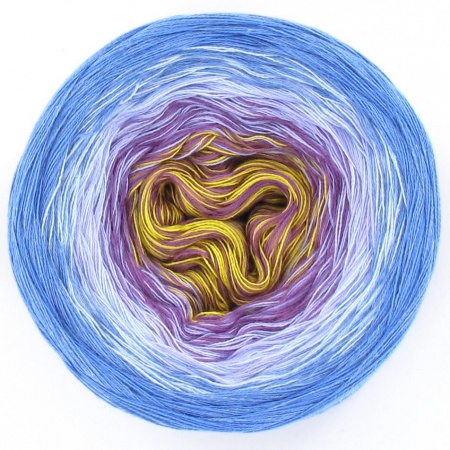 Mega Ciambella Gradient in Cotone colore Giglio Blu