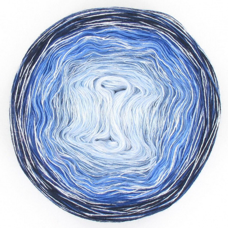 Ciambella Gradient in Cotone Glitter colore Oceano