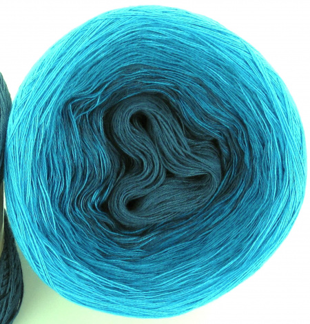 Ciambella Gradient in Cotone colore Turquoise