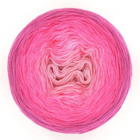 Mega Ciambella Gradient in Cotone colore Romantica