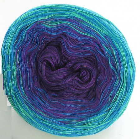 Ciambella Gradient in Cotone colore Sirena