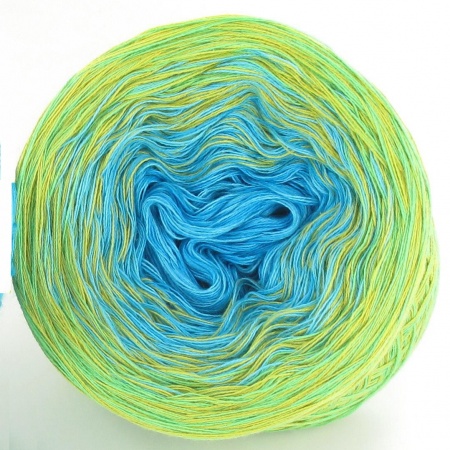 Ciambella Gradient in Cotone colore Laguna