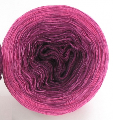 Ciambella Gradient in Cotone colore Magenta