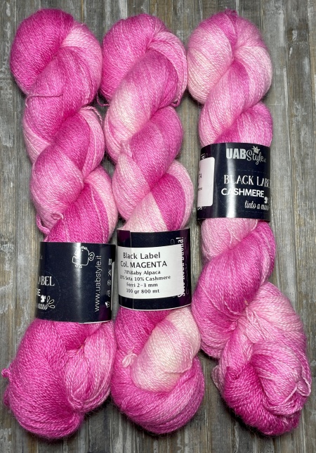 Black Label Cashmere UABstyle Colore Magenta