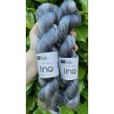 BrilLino filato tinto a mano colore Steel