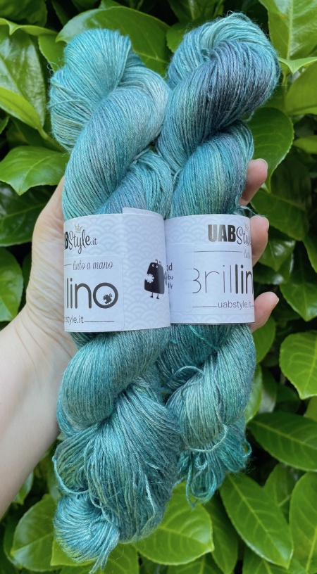 BrilLino filato Uabstyle colore Wegwood