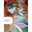 Kit sciarpa Flowery ai ferri