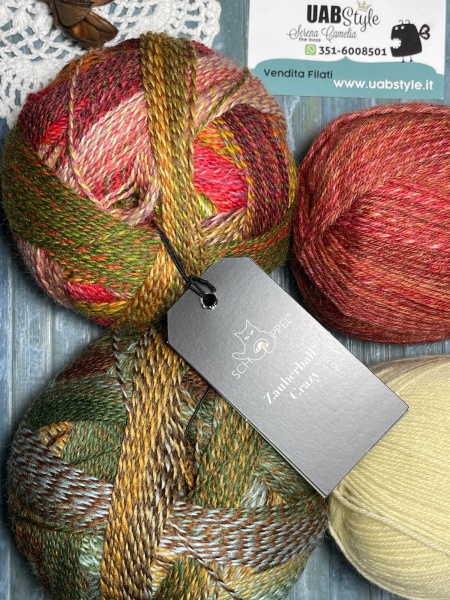 Kit stola Mohairino Medley di Stepehn West col. Caterina