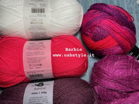 Kit scialle Aurora Cabin di Stepehn West col. Barbie