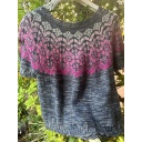 Kit Alpine Bloom con Crazy Zauberball di Caitlin Hunter maglia ai ferri fino busto 124 cm